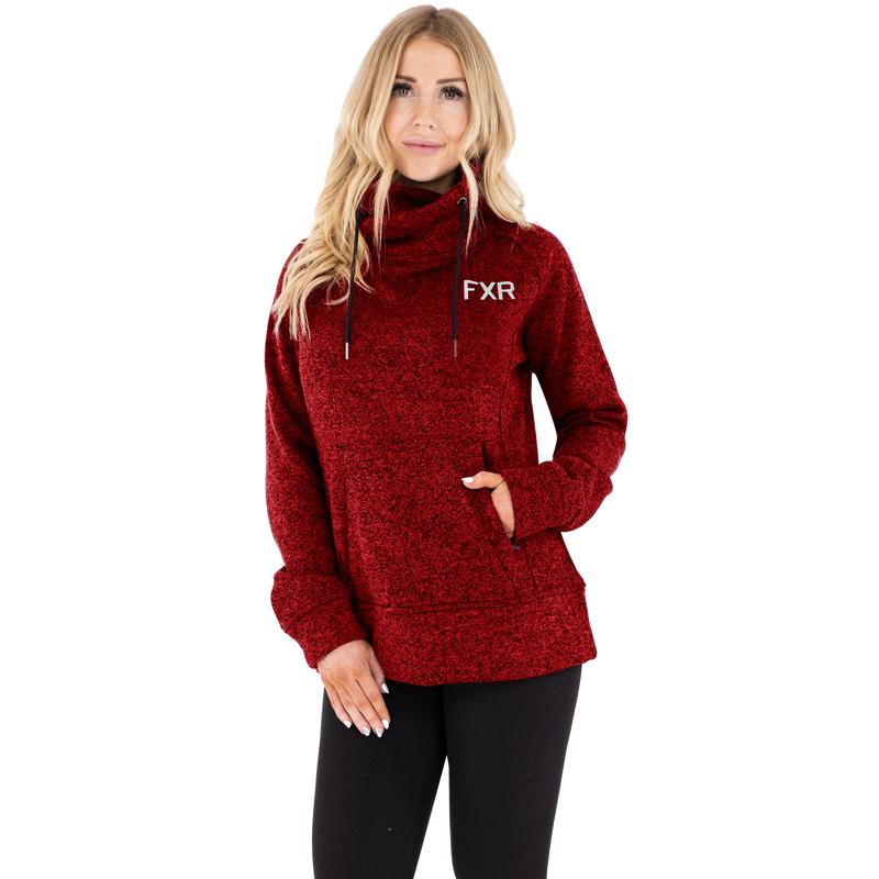 FXR Women's Ember Sweater Pullover Rust Heather/Grey