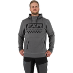 FXR Race Division Tech Pullover Fleece Grey Heather/Black
