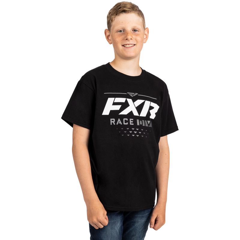 FXR Youth Race Division Tee Black/White