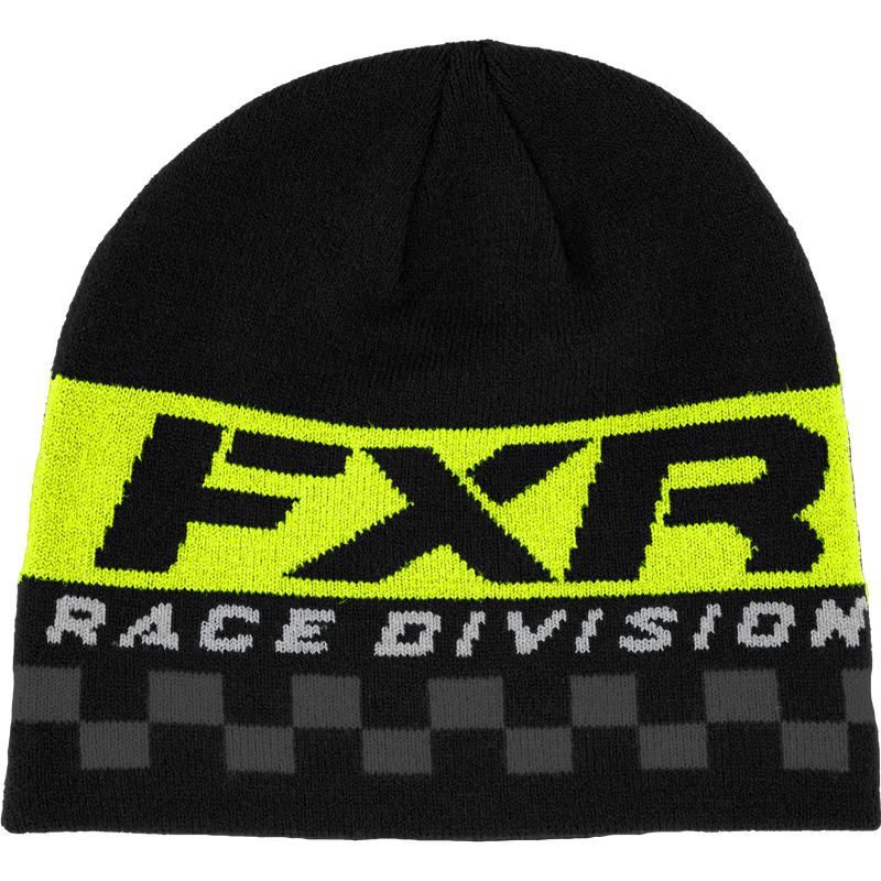 FXR Race Division Beanie Black/Hi-Vis