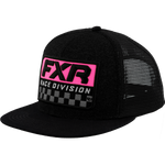 FXR Race Division Hat Black/Electric Pink