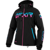 FXR Women's Ranger Jacket Black/Sky Blue/Electric Pink Fade