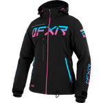 FXR Women's Ranger Jacket Black/Sky Blue/Electric Pink Fade