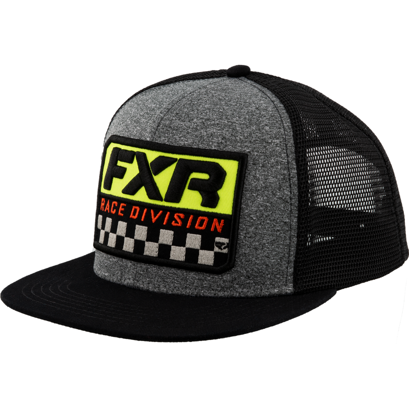 FXR Race Division Hat Grey Heather/Orange