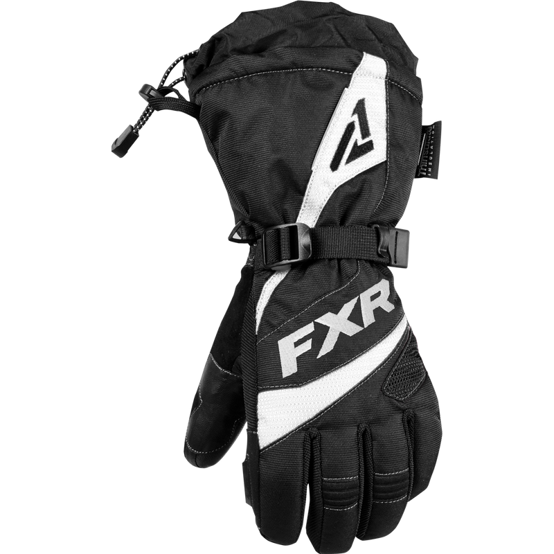 FXR Fusion Womens Glove Black/White