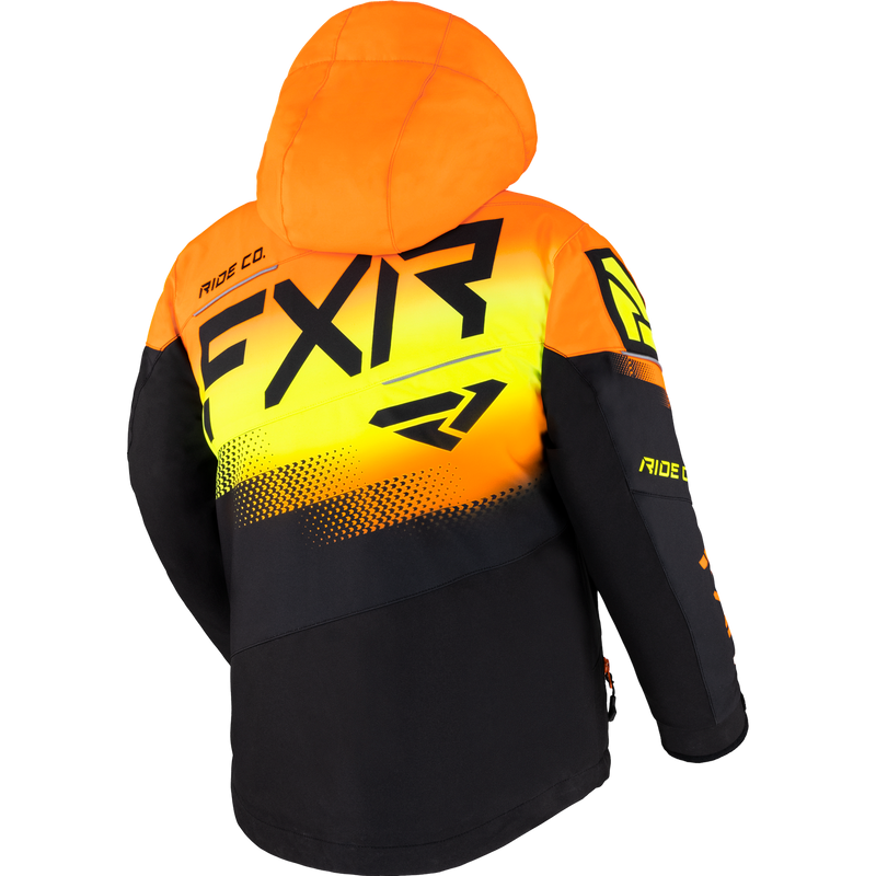 FXR Youth Boost Jacket Black/Orange/Hi-Vis
