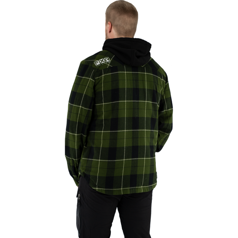 FXR Men's Timber Insulated Flannel Jacket Army Green/Khaki