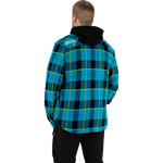 FXR Men's Timber Insulated Flannel Jacket Sky Blue/Slate