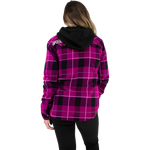 FXR Women's Timber Insulated Flannel Jacket Berry/Black