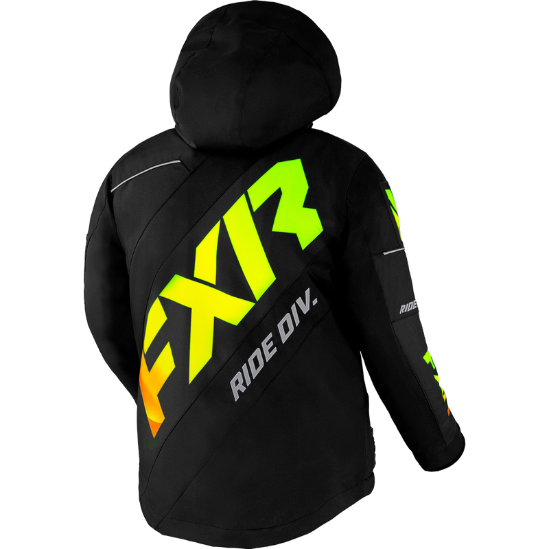 FXR Youth CX Jacket Black/Sherbert