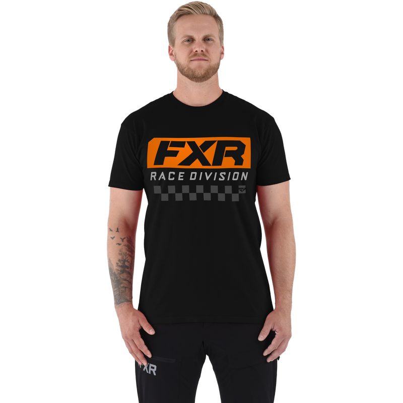 FXR Race Division Tee Black/Orange