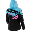 FXR Boost FX Womens Jacket Black/Sky Blue/Electric Pink