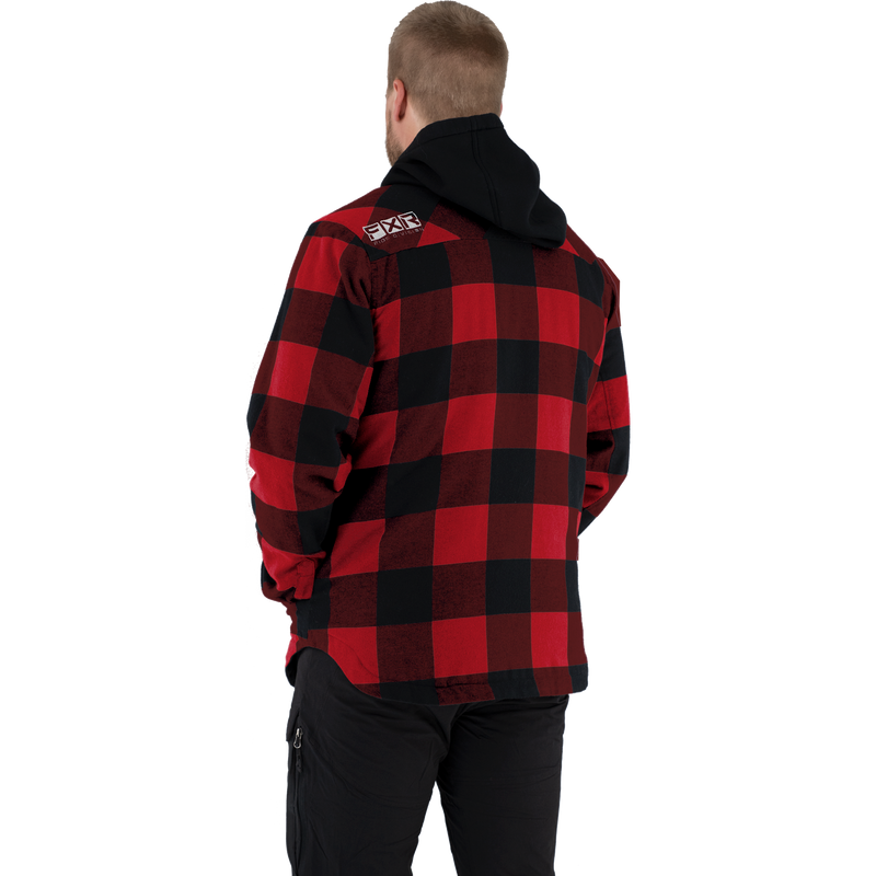 FXR Men's Timber Insulated Flannel Jacket Rust/Black
