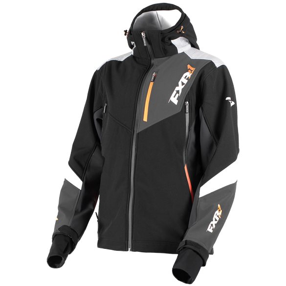 FXR Renegade 2019 Softshell Jacket Black Orange