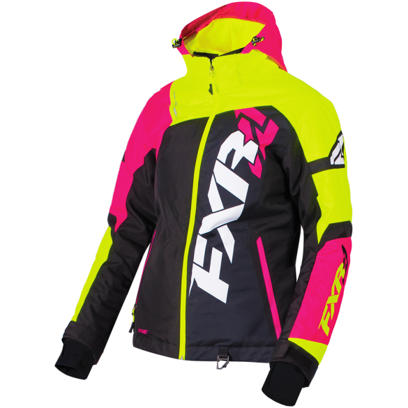 FXR Revo X Womens Jacket Black/HiVis/Fuchsia