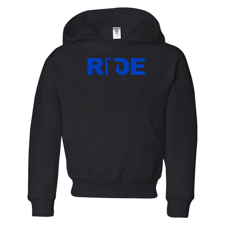 Ride MN Youth Pullover Hoody Black/Blue