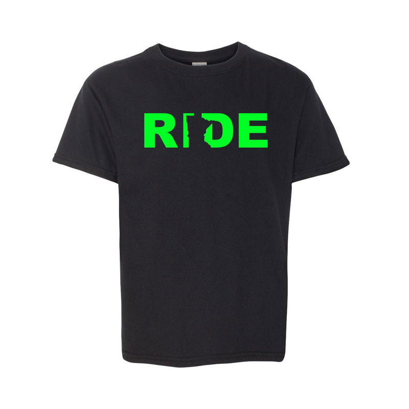 Ride MN Youth Tee Black/Green