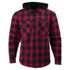 509 Men's Tech Flannel Red Navy Check