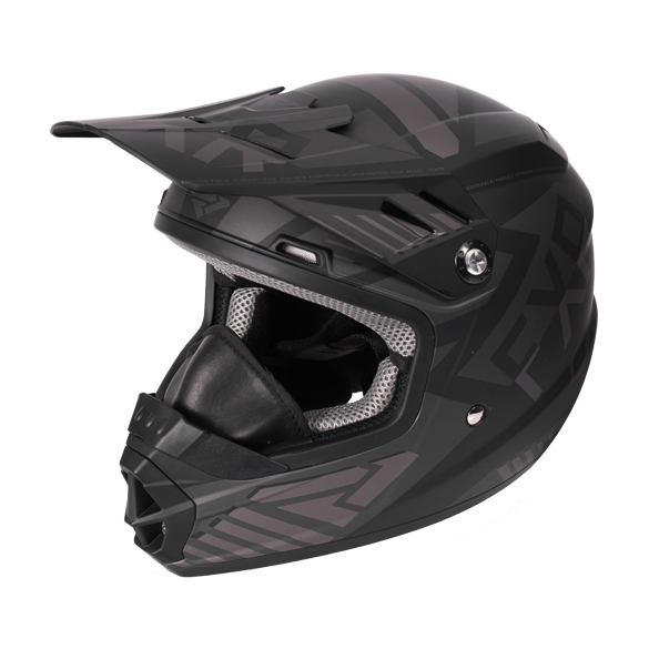 FXR Throttle Battalion Youth Helmet Black Ops