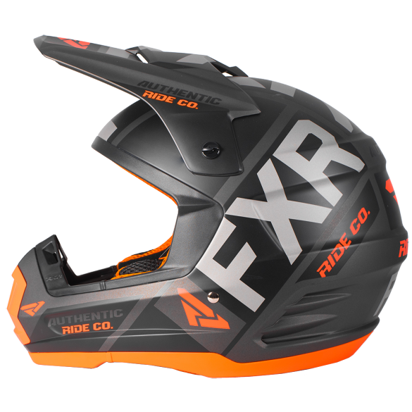 FXR Torque Evo 2019 Helmet Black Orange