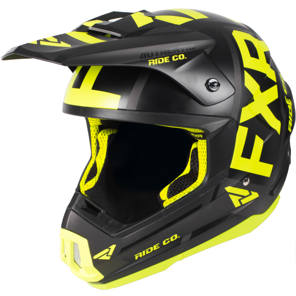 FXR Torque Evo 2019 Helmet Black HiVis