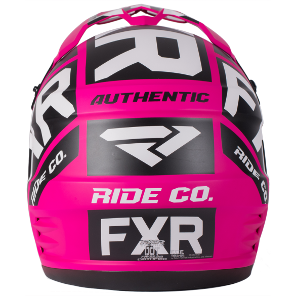FXR Torque Evo 2019 Helmet Fuchsia Black