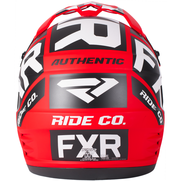 FXR Torque Evo 2019 Helmet Black Red