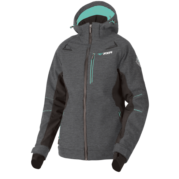 FXR Vertical Pro 2019 Womens Insulated Softshell Heather