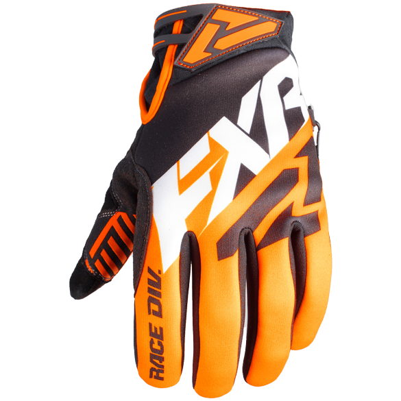 FXR X Cross 2018 Snowmobile Glove Black/Orange